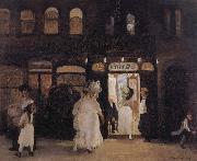 The Haymarket,Sixth Avenue John sloan